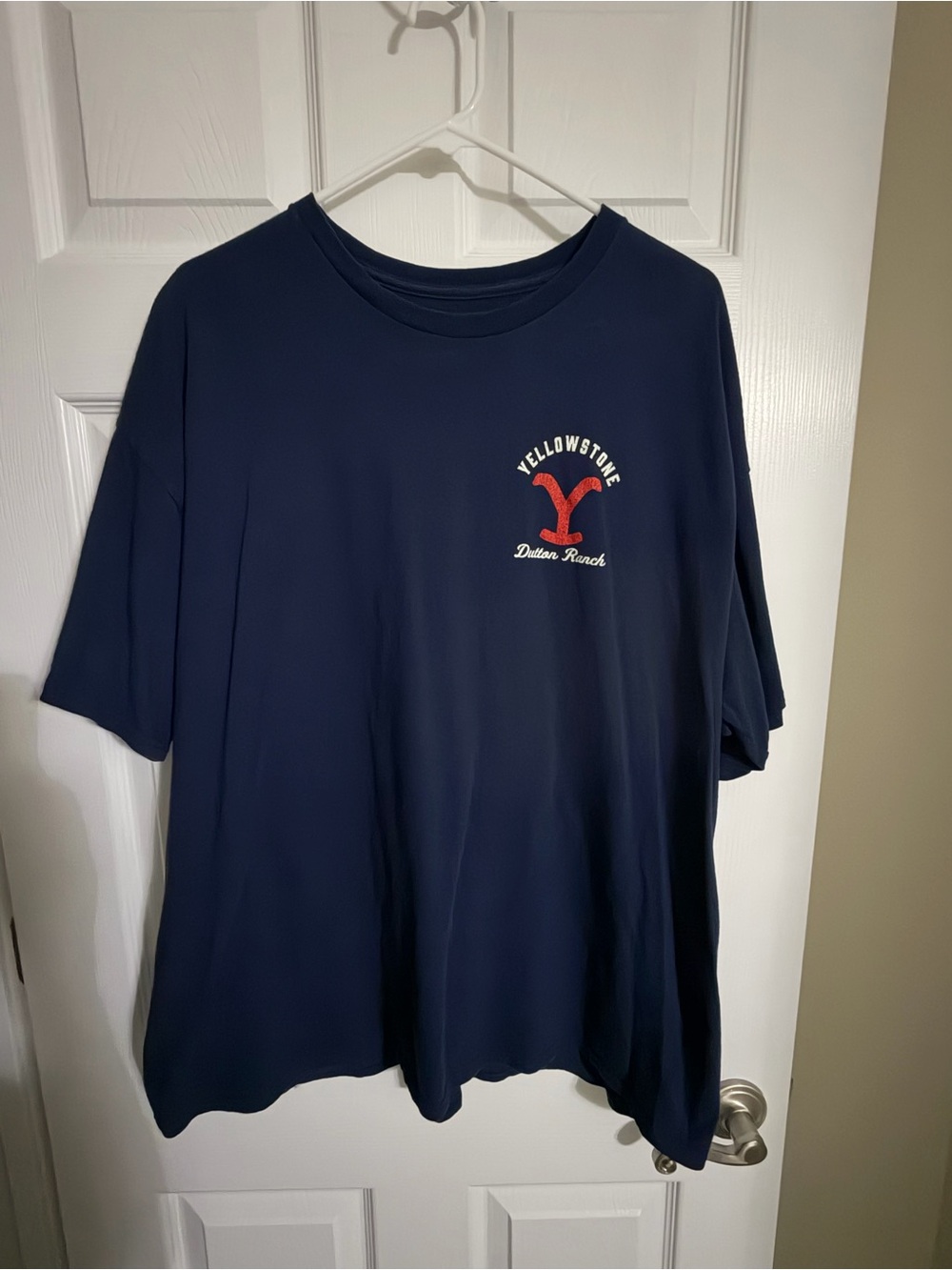 DURTON RANCH YELLOWSTONE Navy Graphic Tee-size 2XL